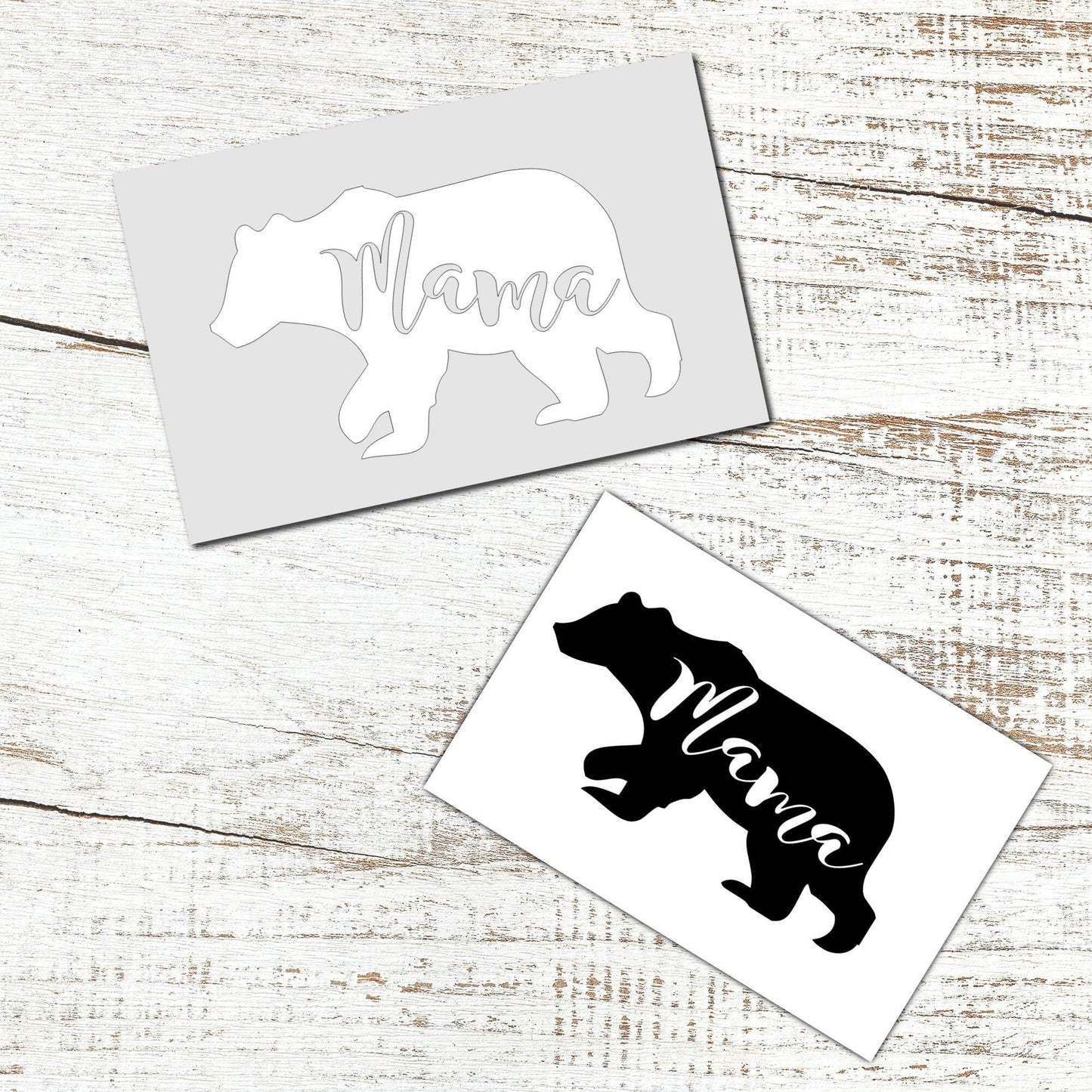 Mama Bear Permanent Vinyl Decal - Car Decal, Wall Decal, Laptop Decal, Cricut/Silhouette Decal, Cup Decal, Tumbler Decal, Wine Glass Decal