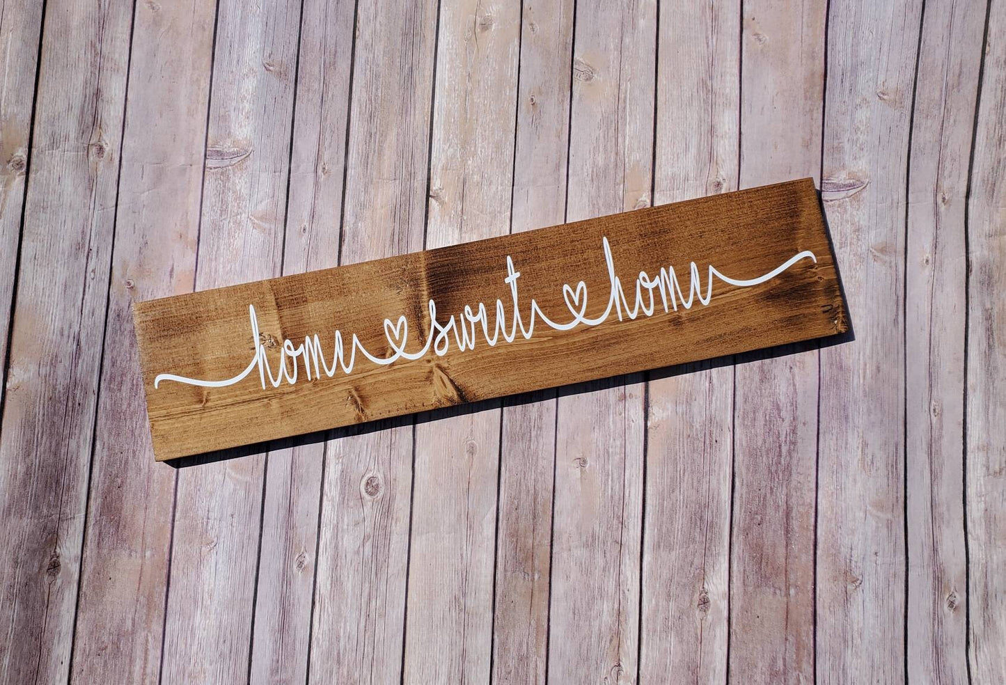 Home Sweet Home Wood Sign - Home Decor, Wall Art, Farmhouse Wood Sign