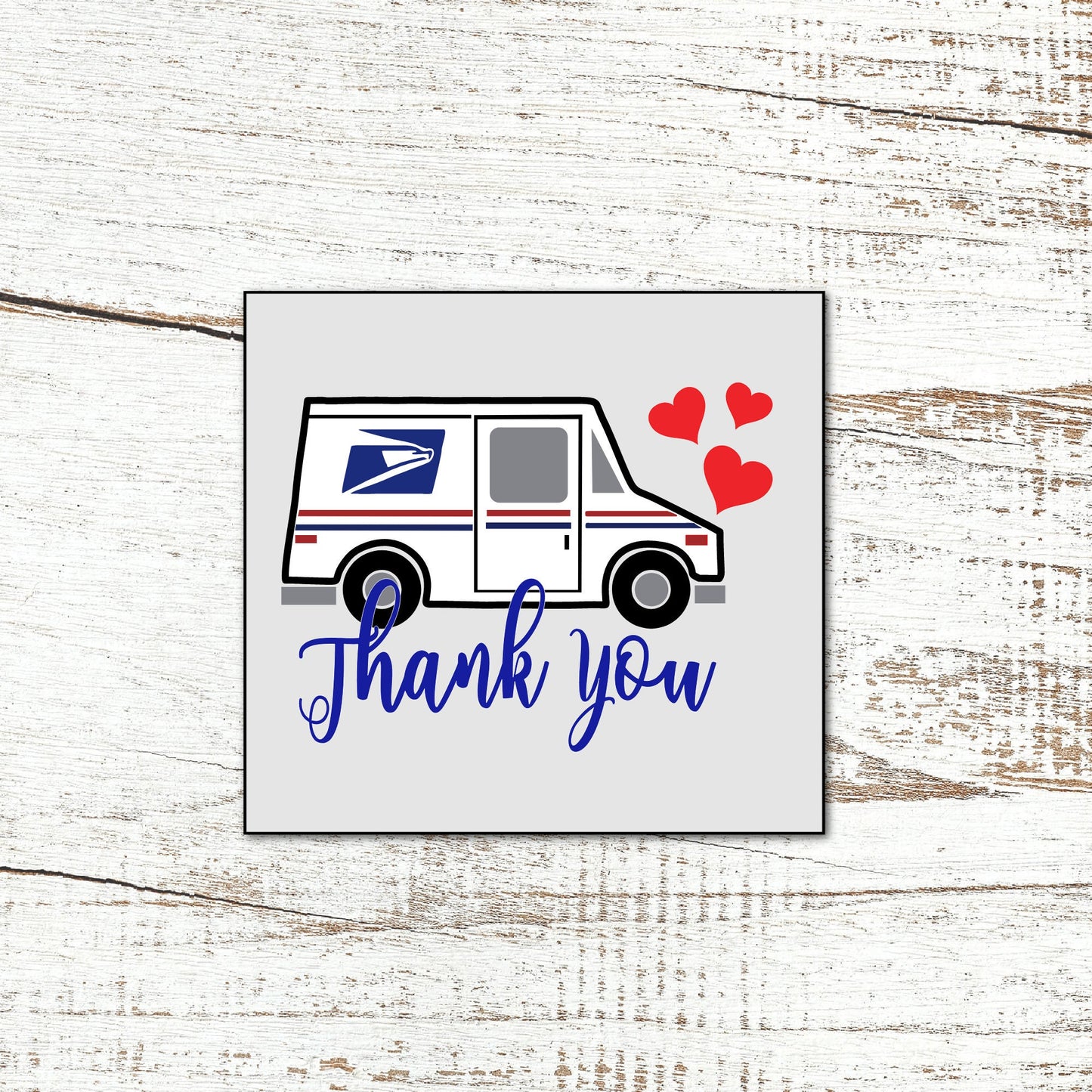 Mail Truck Vinyl Decal - Mailbox Decal, Car Decal, Laptop Decal, Cricut/Silhouette Decal, Cup Decal, Tumbler Decal, Wine Glass Decal