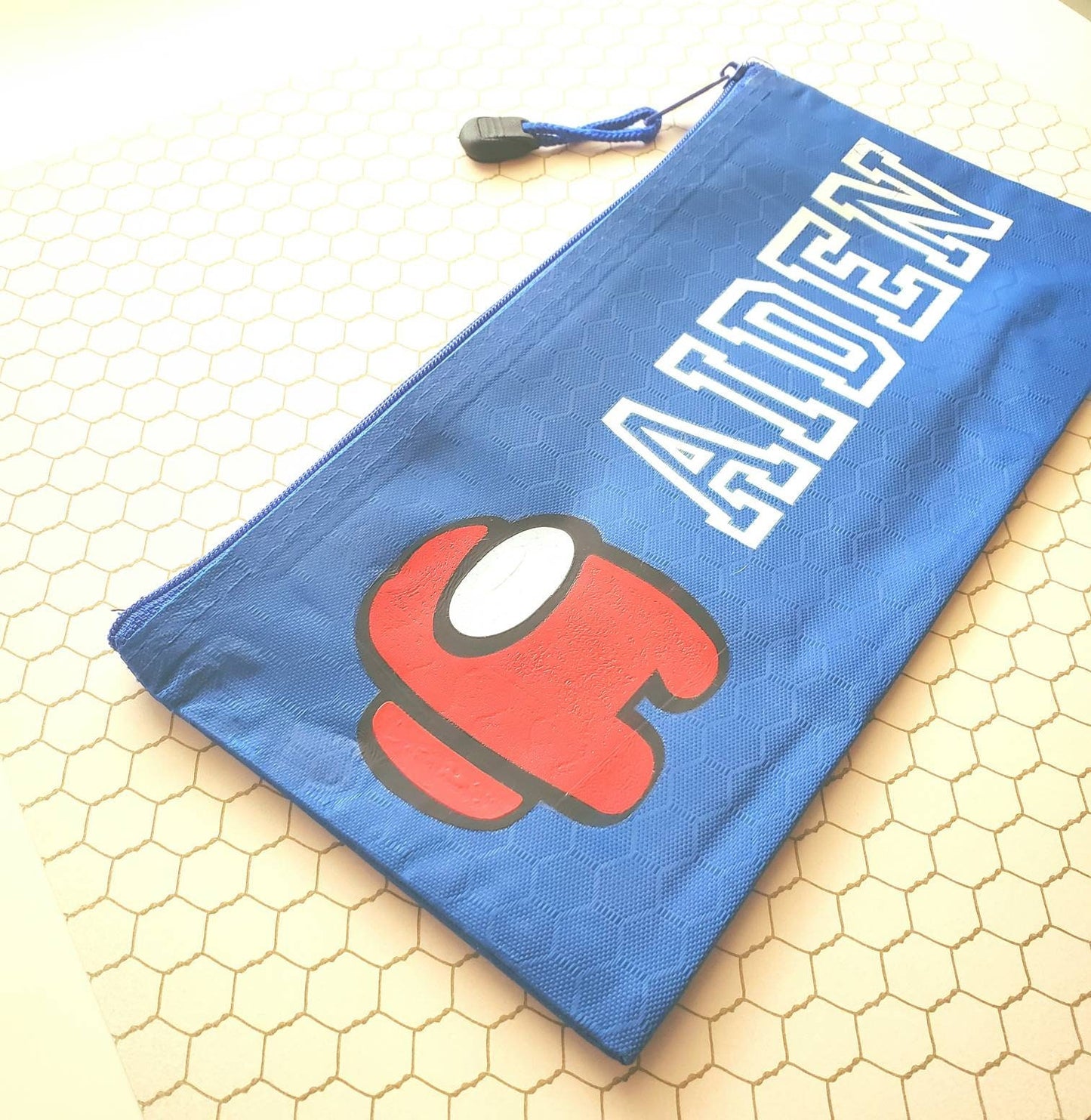 Among Us Kids Carrying Case, personalized - Pencil Pouch, Cosmetic Case, School Supplies
