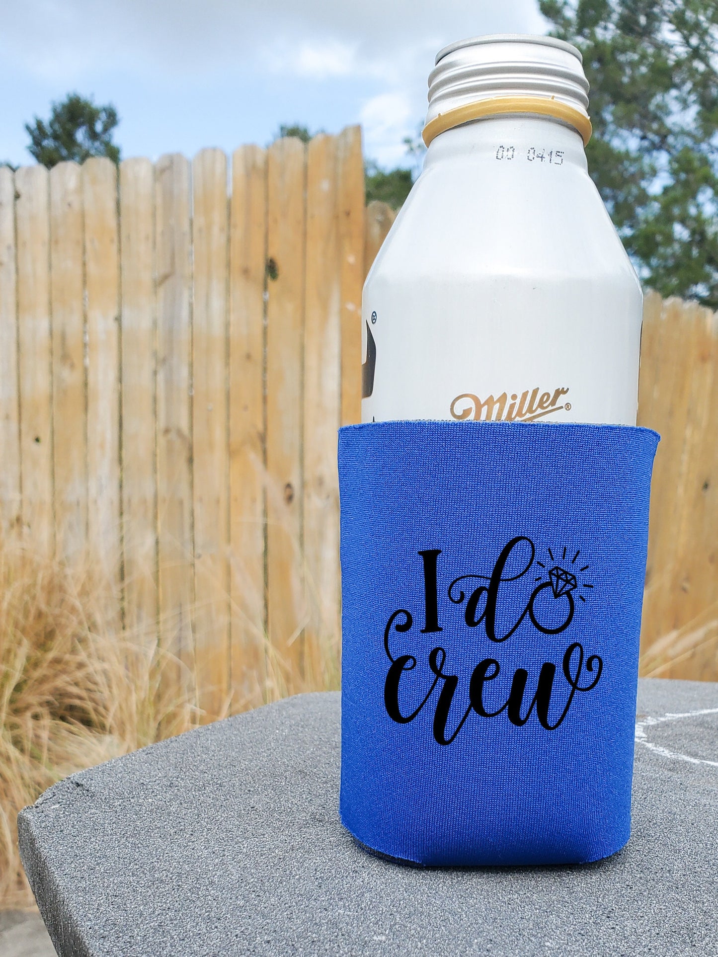 I Do Crew Wedding Drink Cozie, Can Cooler
