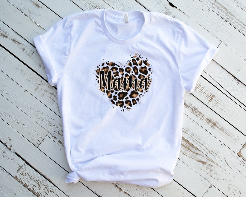 Leopard Mama - Sublimation T-Shirt/Polyester Material