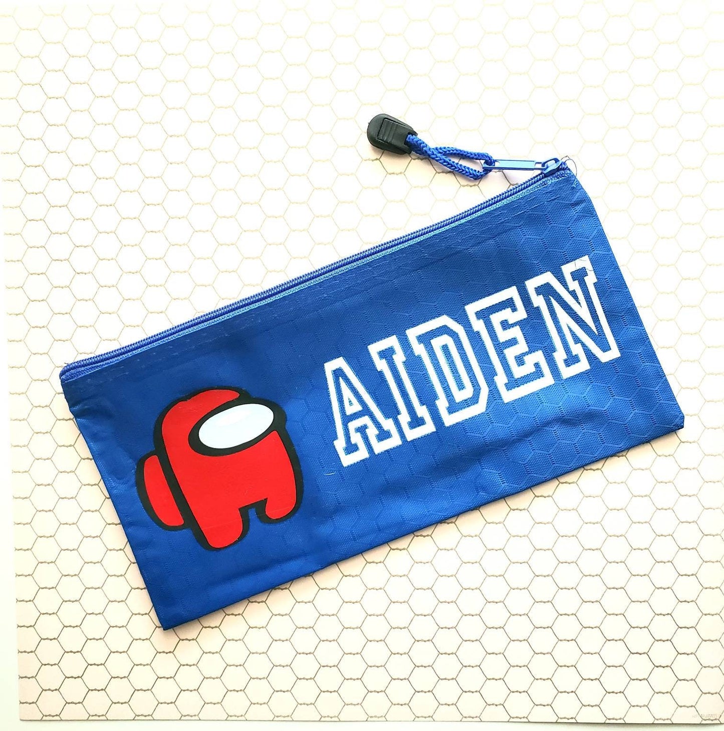 Among Us Kids Carrying Case, personalized - Pencil Pouch, Cosmetic Case, School Supplies