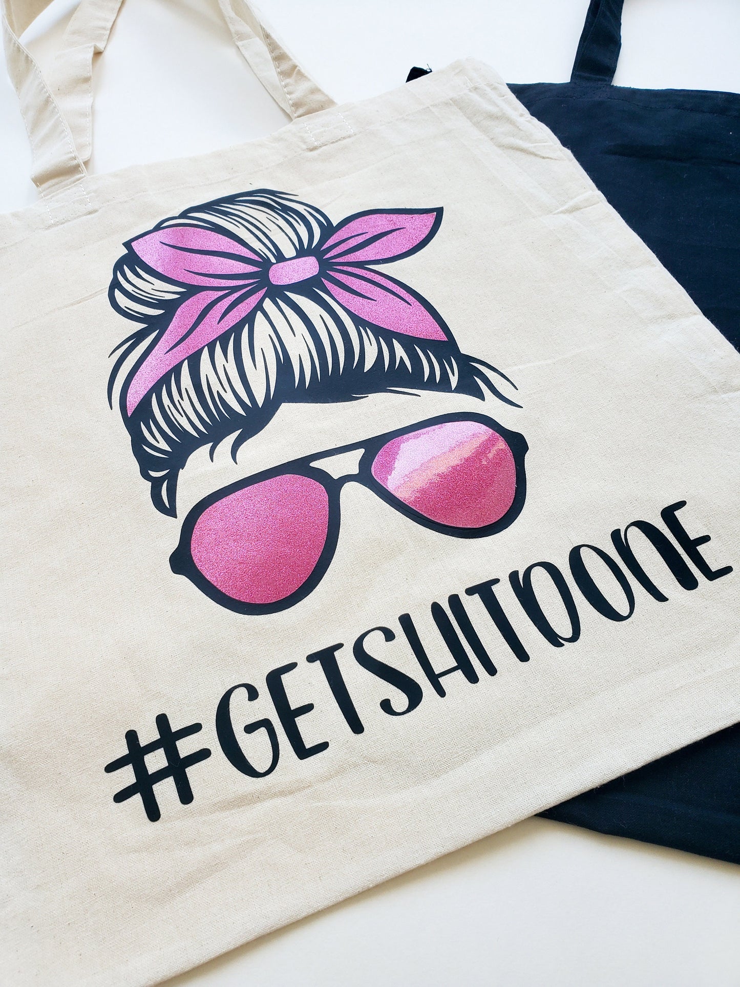 Messy Bun, Get ish Done Canvas Tote Bag
